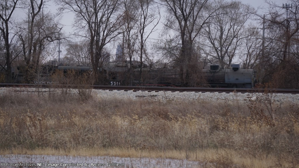 UP 5511 at the Yard